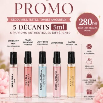 Pack 5 decants de 5ml